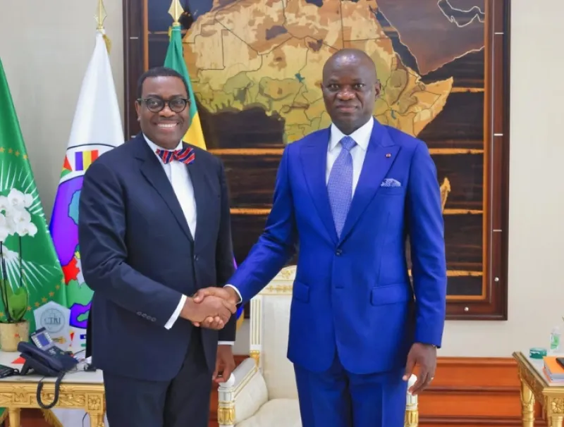 Oligui Nguema échange avec le président de la BAD