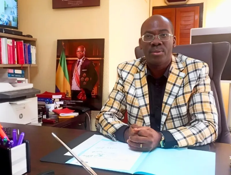 Le procureur général près la Cour d’appel judiciaire de Libreville, Eddy Narcisse Minang.