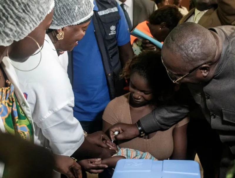 Cérémonie officielle de lancement des activités vaccinales intensifiées le mercredi 18 juin 2025 au Centre de santé d’Awendjé. © Minkoh Malkolm