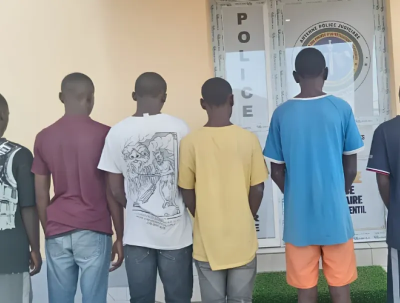 La bande à laquelle appartient les deux mis en cause écroués.
