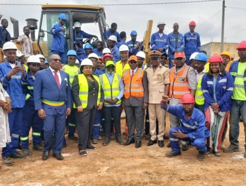 Ntoum : lancement officiel des travaux de réhabilitation des voiries