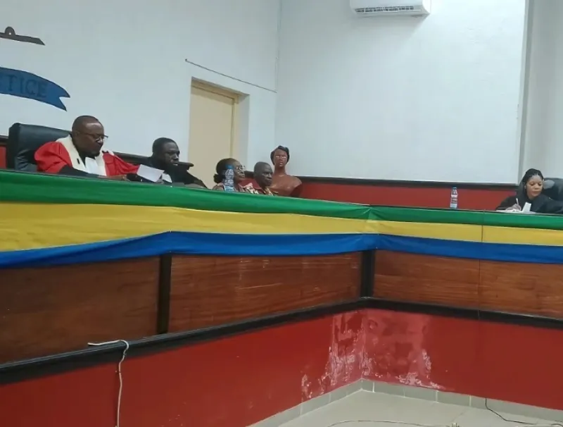 La Cour criminelle de Mouila qui a condamné Michel Bongo à 30 ans de réclusion criminelle pour viol et contamination au Vih/Sida à personne vulnérable.