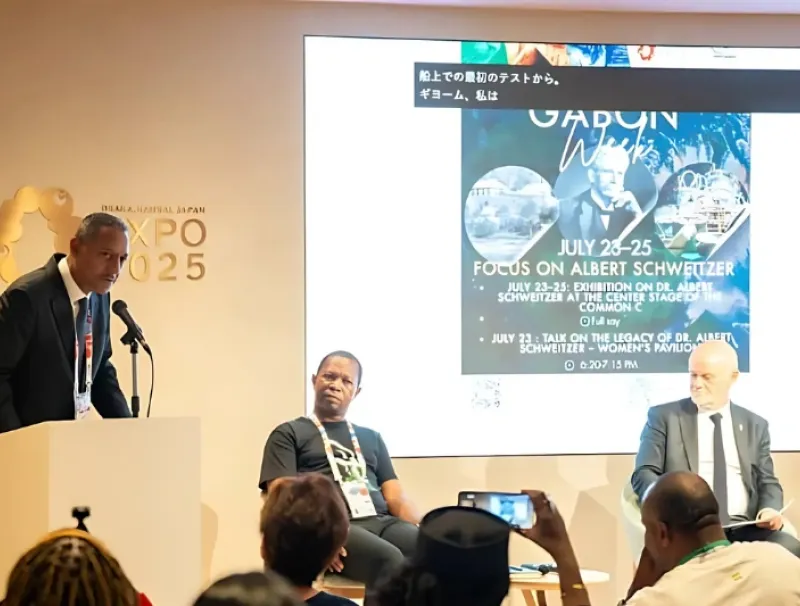 Le ministre du Tourisme durable et de l'Artisanat, Pascal Ogowe Siffon