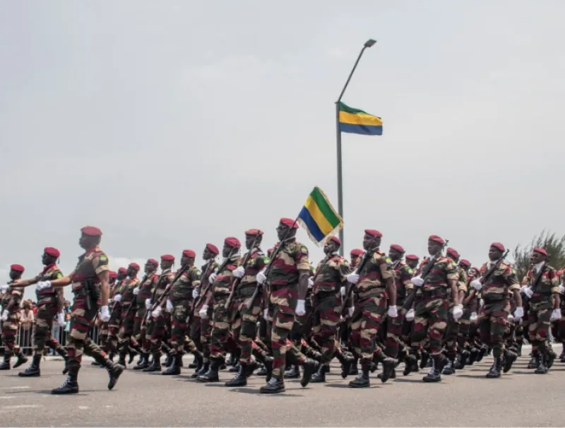 Défilé de l'indépendance du Gabon le 17 aout 2025 à la place de l'indépendance le 17 aout 2025