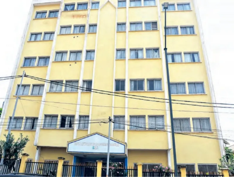 Le siège de la Haute autorité de la communication (HAC), avenue de la Libération, à Libreville.