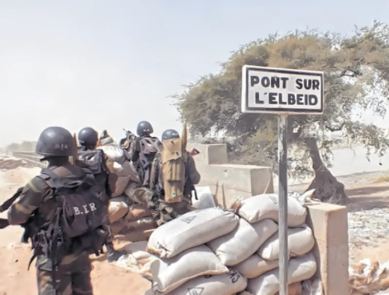 Des soldats à la frontière Nigeria-Cameroun