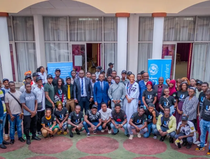 Après la rencontre avec la représentante résidente de l’Unicef.