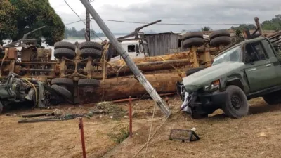 Accident de circulation à Lambaréné