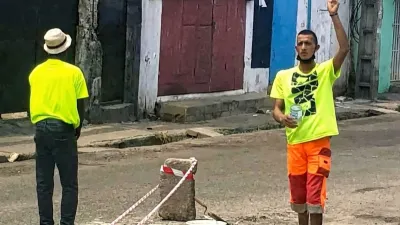 La bande à ‘‘Le Blanc’’ sur la route de Derrière le perchoir