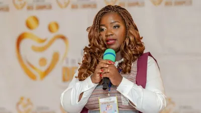 Mme Bertille Assoumou, présidente de la "Conférence internationale des couples" (CIC)