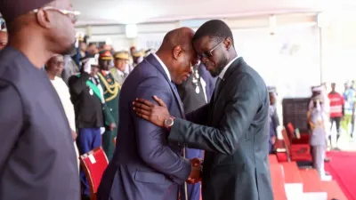 Brice Clotaire Oligui Nguema, président du Gabon et Bassirou Diomaye Faye, président du Sénégal