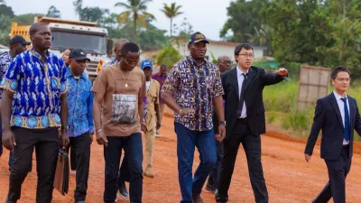 Brice Clotaire Oligui Nguema, président du Gabon à Oyem