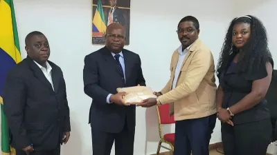 Rencontre des équipes de la CPPF avec les gouverneurs du Moyen-Ogooué et du Woleu-Ntem