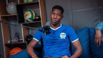 Caleb Nzamba, footballeur au Vautour Club