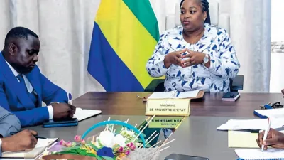 Camélia Ntoutoume-Leclercq, ministre d'état de l'éducation nationale