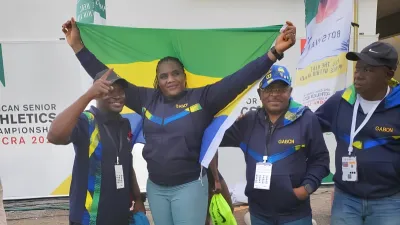 Carine Mekame Ndong, athlète gabonaise 