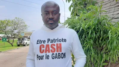 L’activiste Chamberlain Moukouama, connu sous le pseudonyme de «Cash».