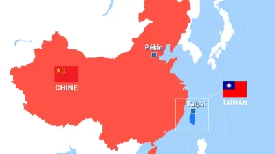 La chine et la Taïwan
