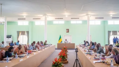 Une séquence du Conseil des ministres de port-gentil