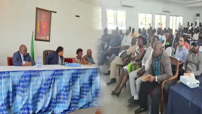 Consultations publiques, projet Gabon bleu