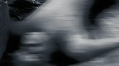 Le corps du jeune homme tel que repêché.