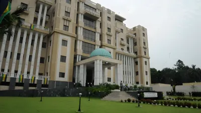 Le siège de la Cour constitutionnelle