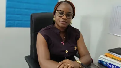 Cynthia Jennifer Mandja-Nzamba, conseillère d’orientation au lycée Jean Hilaire Aubame-Eyeghe.