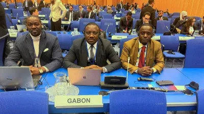 La délégation gabonaise à Vienne