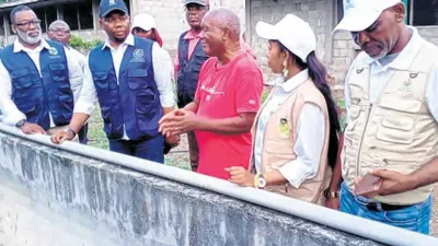 La délégation sur le site incubateur de Zomo-Missomigone