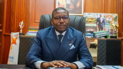 Edgard Moukoumbi, ministre des Travaux publics 