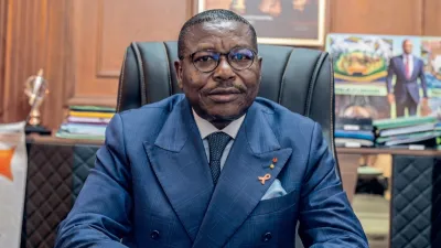 Edgard Moukoumbi, ministre des Travaux publics