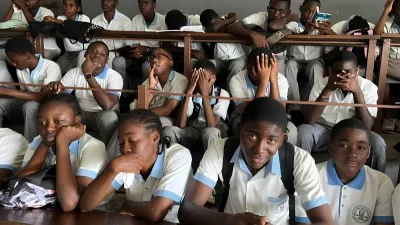 Élèves du Lycée Nelson Mandela