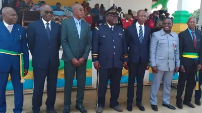 Les élus locaux de Malinga après leur installation par le gouverneur de la Ngounié