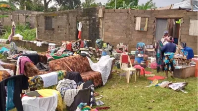 Famille sinistrée à mouila