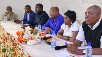 Georges Mpaga et Pierre Mintsa à Port-gentil