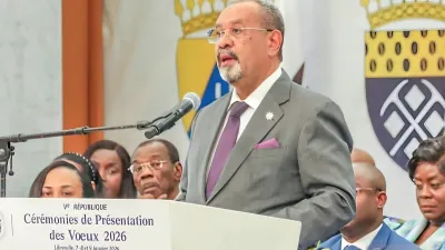 Guy-Bertrand Mapangou, président du Conseil Economique, Social, Economique, Environnemental et Culturel