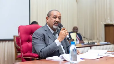 Guy-Bertrand Mapangou, président du Conseil Economique, Social, Economique, Environnemental et Culturel