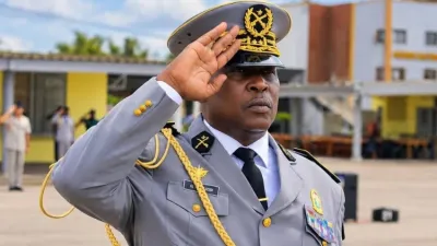  Le général de brigade Guy-Pamphile Mouissi, Commandant de l'Ecole d'Etat-Major militaire de Libreville (EEML)