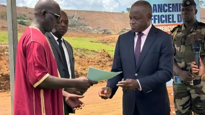 Hermann Immongault, vice-président du gouvernement gabonais