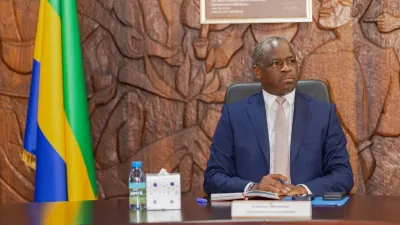 Hermann Immongault, vice-président du gouvernement gabonais