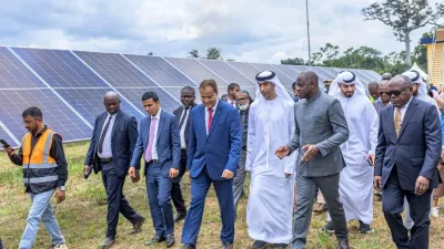 Inauguration de la Centrale solaire d'Ayeme-Plaine