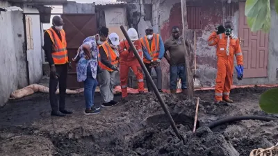 Incident pipe à port-gentil