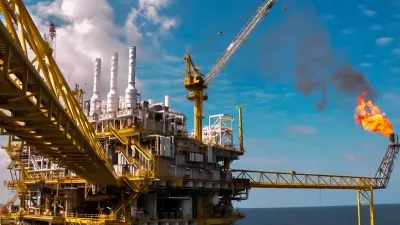 Installation pétrolière au Gabon