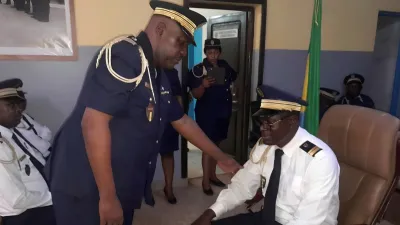 Installation des promus de la Police à Franceville