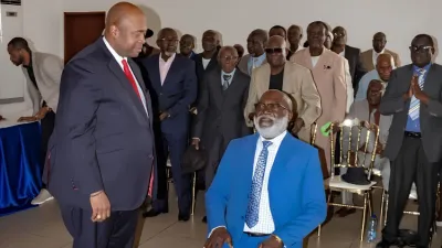 Installation du nouveau Conseil communal des sages à Port-Gentil 