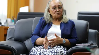 Jacqueline Ilogue-Bignoumba, ministre du Travail, du Plein-Emploi, du Dialogue social et de l'Insertion professionnelle