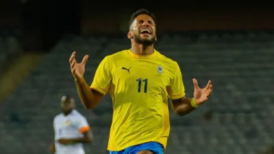 Jim Allevinah, Footballeur international gabonais