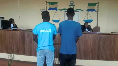 Josué Neville Bourebe et Junior Ngandu Nganziani, deux trafiquants présumés à la barre