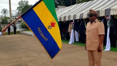 Journée du drapeau à Lambaréné
