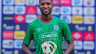 Kaled Okoua Nkani, footballeur à Mangasport